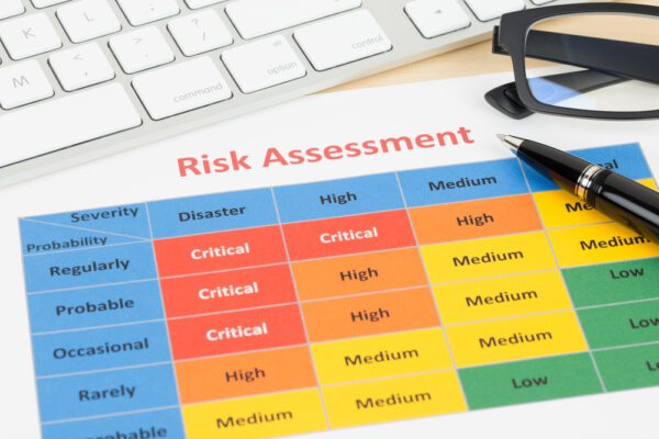 Risk,Management,Matrix,Chart,With,Pen,And,Keyboard